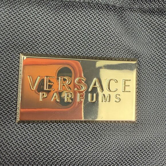 Versace Parfums Black & Gold Tote Bag Set – New with Matching Small Pouch - Picture 4 of 7